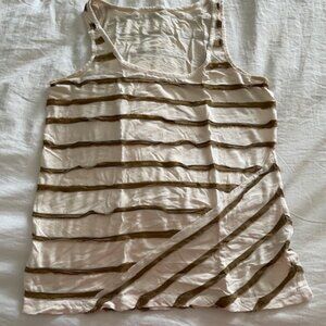J. Crew mixed stripe tank top